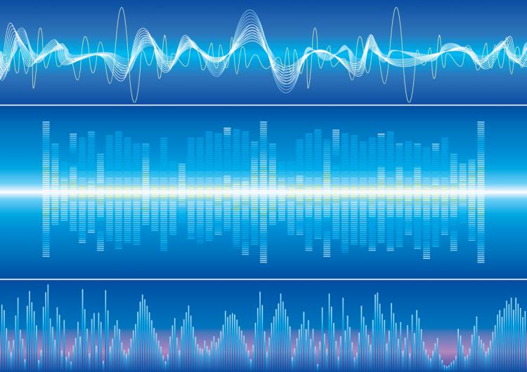 free vector Dynamic audio waves 03 vector